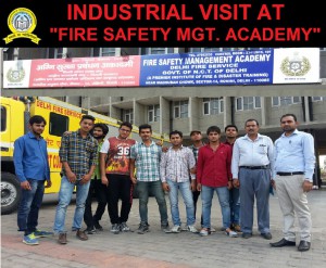 INDUSTRIAL VISIT AT FIRE SAFTEY MGT. ACADEMY           