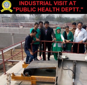 Industiral  Visit  at PUBLIC HEALTH DEPTT           