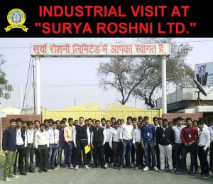 Industrial Visit at Surya Roshni           